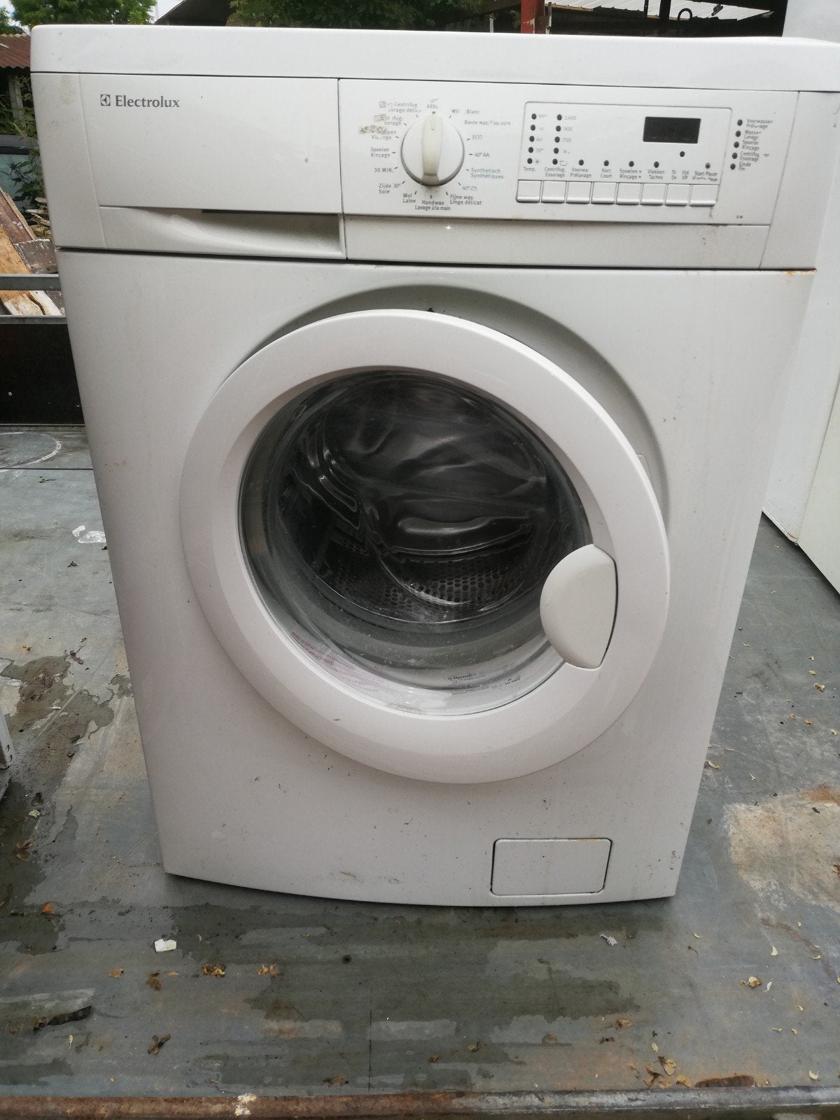 Machine à laver, Enlèvement
