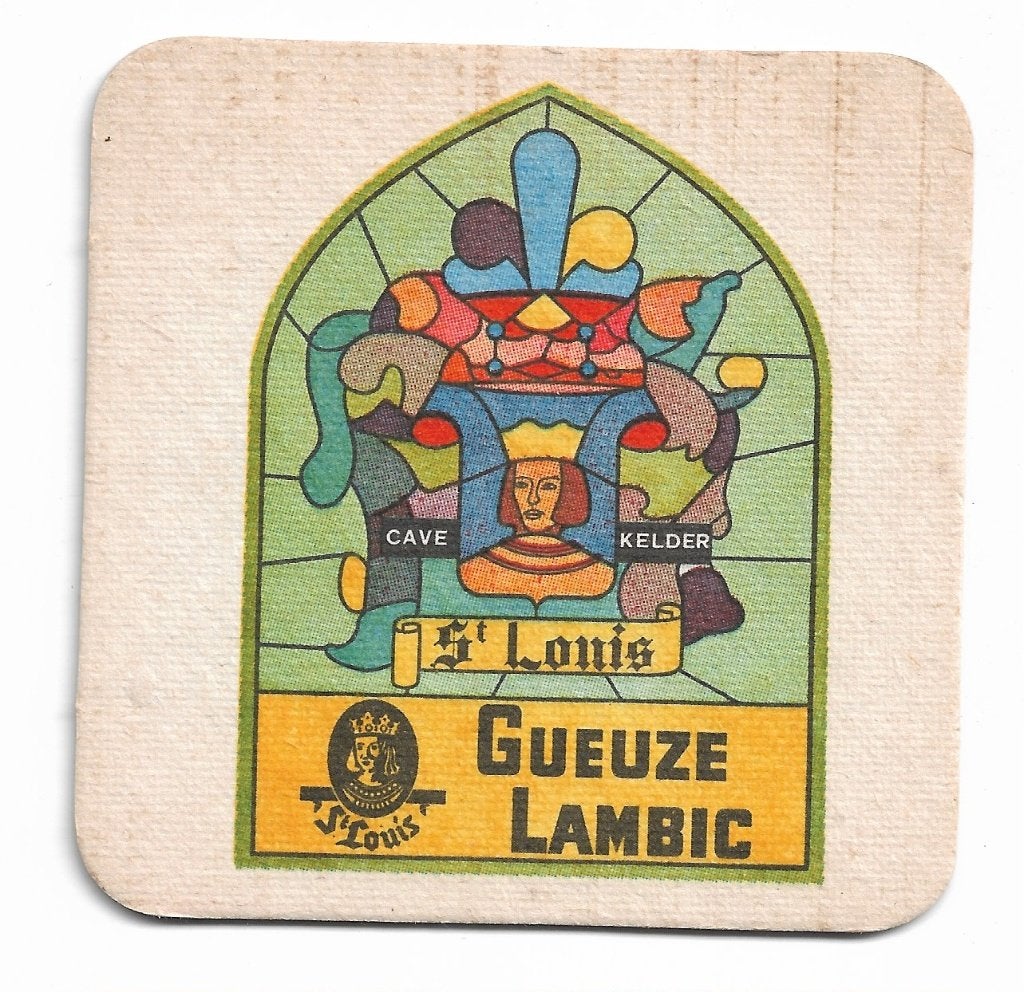 sous bock Gueuze Lambic St Louis, Ophalen of Verzenden, Nieuw, Viltje(s)