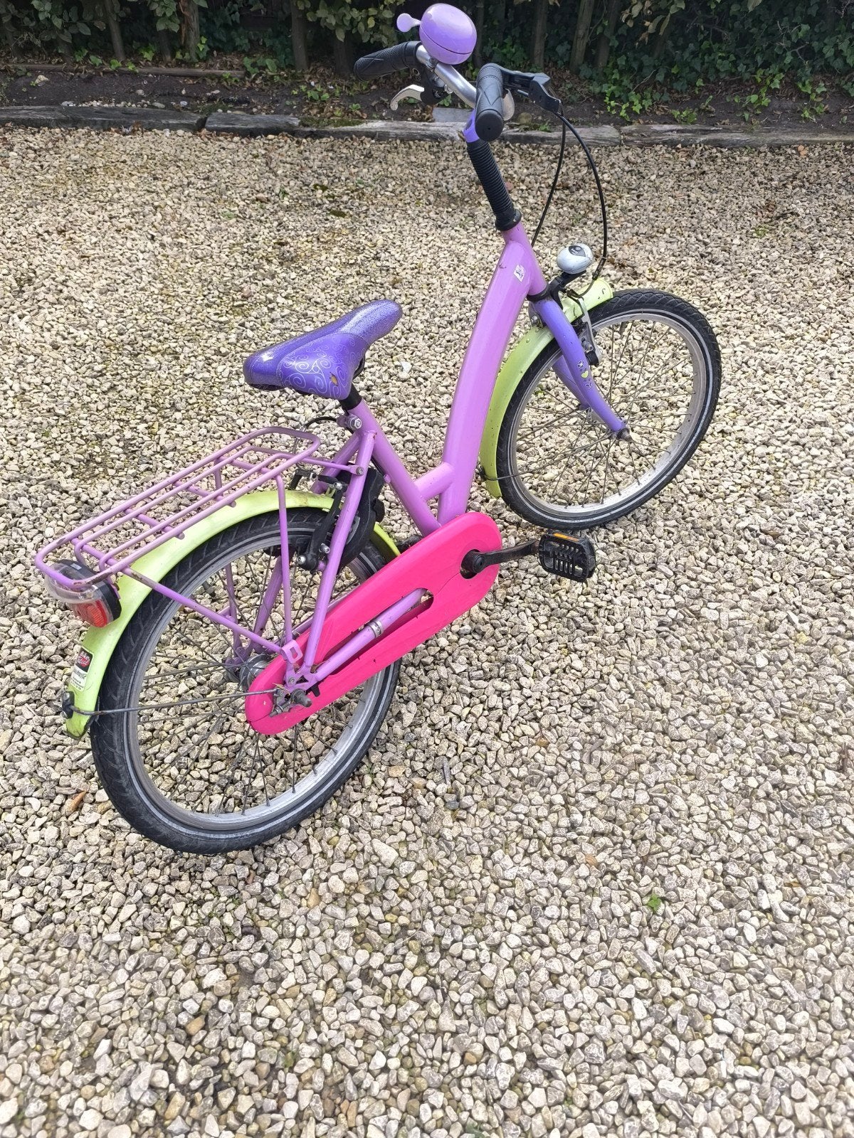 Kinderfiets, Fietsen en Brommers, Ophalen, Gebruikt, Velgrem, Handrem