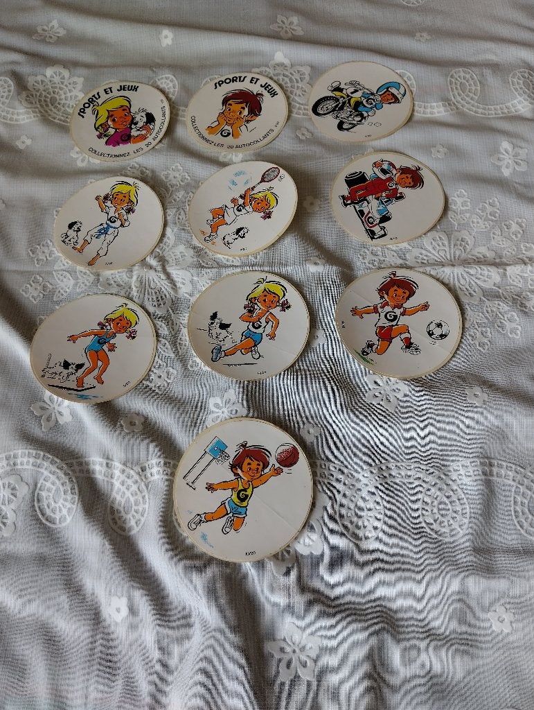 Stickers bank, Verzamelen, Ophalen, Sport