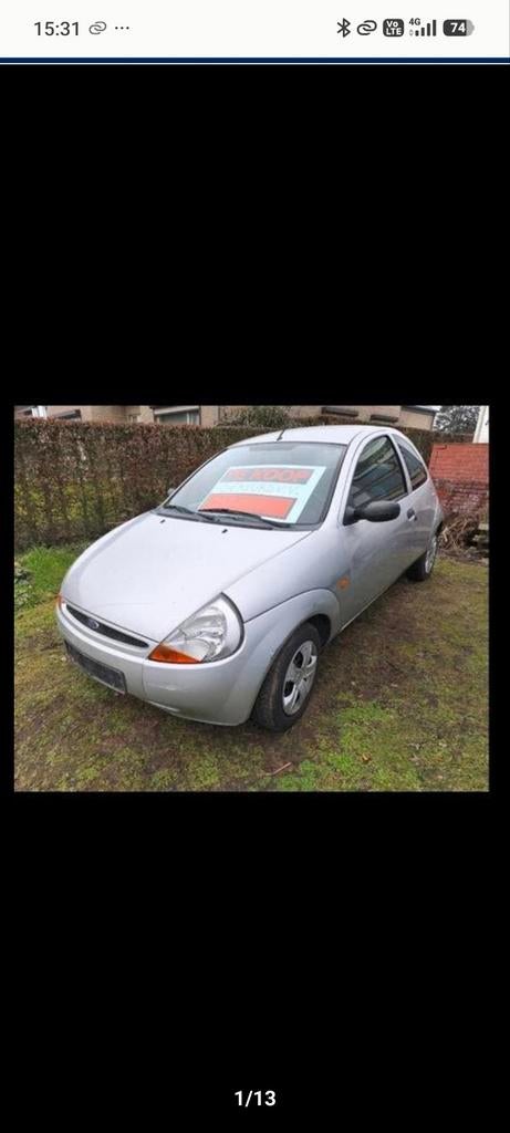 Ford Ka gekeurd v.v., Autos, Ford, Achat, 1308 cm³, Ka, Boîte manuelle
