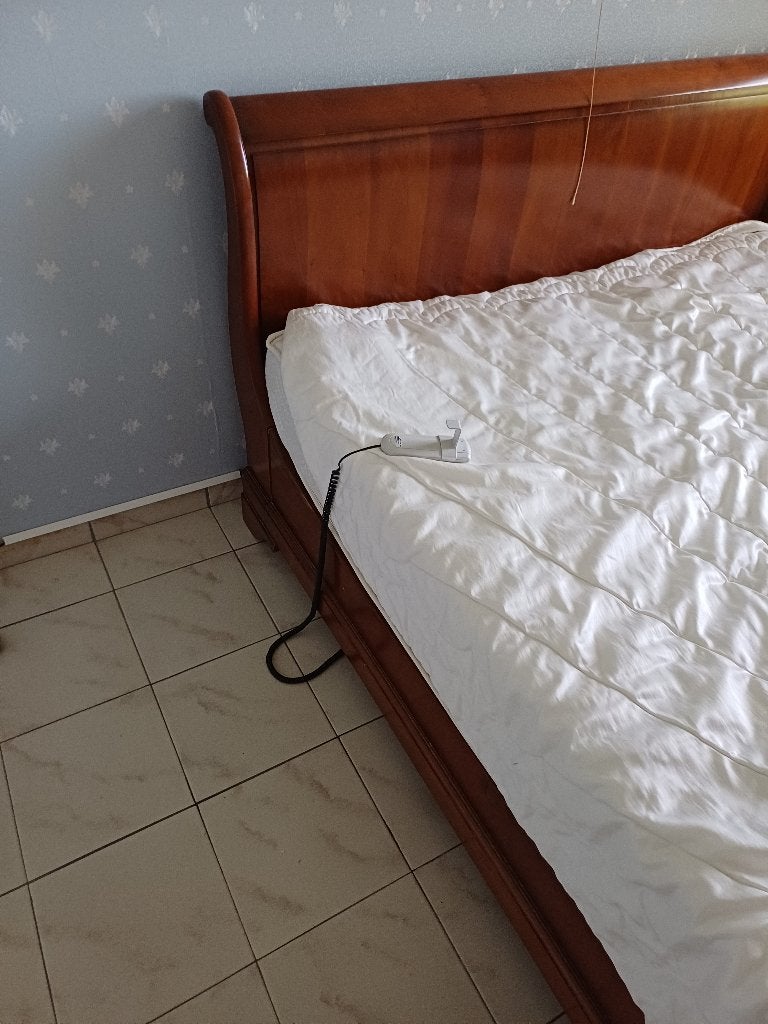 2 persoonsbed, Ophalen, Zie foto, Bruin, Tweepersoons