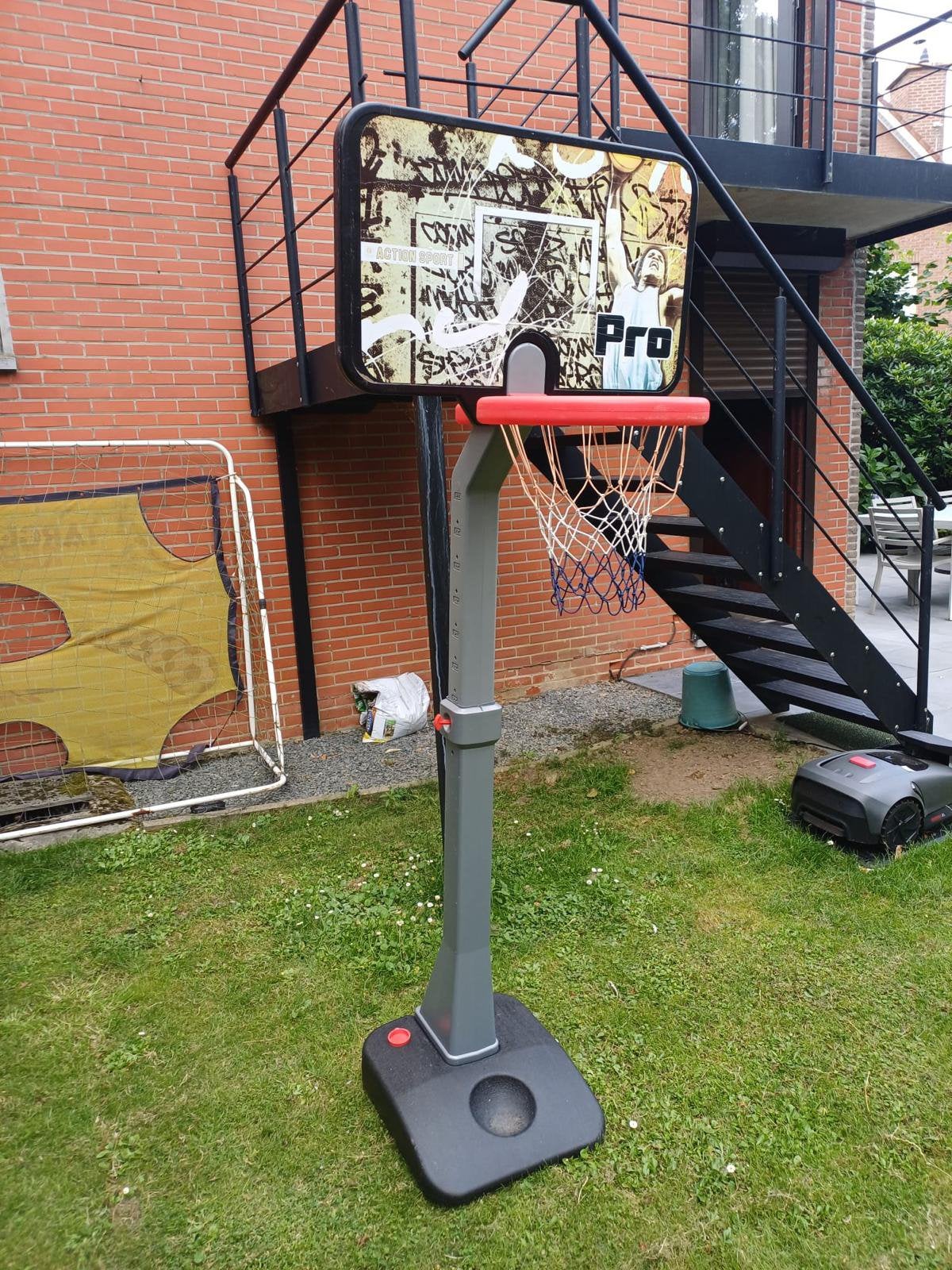 Kinder basketbalpaal, Ophalen, Gebruikt, Ring, Bord of Paal