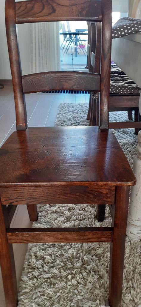 Eiken Stoelen, Huis en Inrichting, Stoelen, Ophalen, Gebruikt, Landelijk rustiek, Bruin