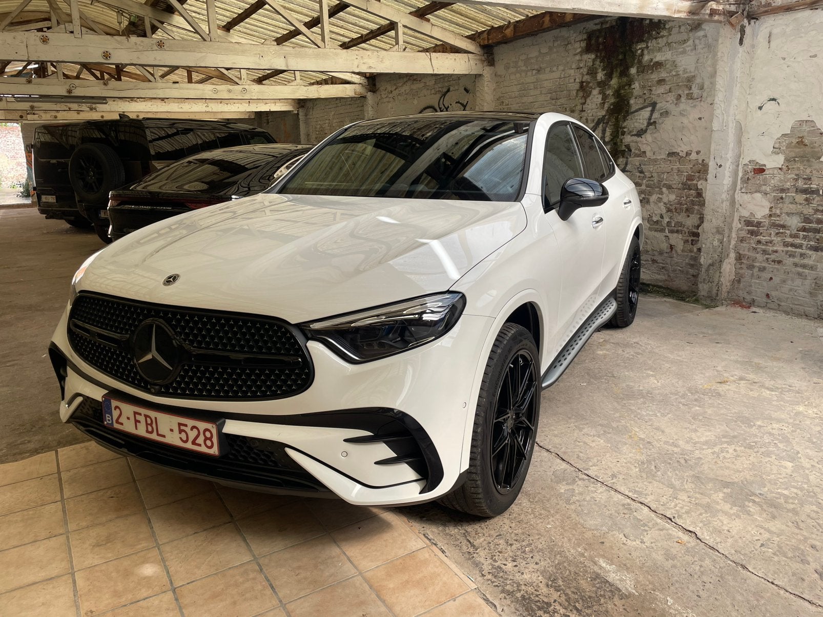 GLC 300e Coupé // overname renting, Auto's, Automaat, 4 cilinders, Wit, Leder
