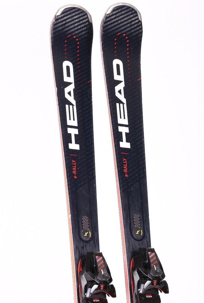 Skis HEAD SUPERSHAPE E-RALLY 163 cm, noir/rouge, grip walk, 160 à 180 cm, Carving, Skis, Utilisé