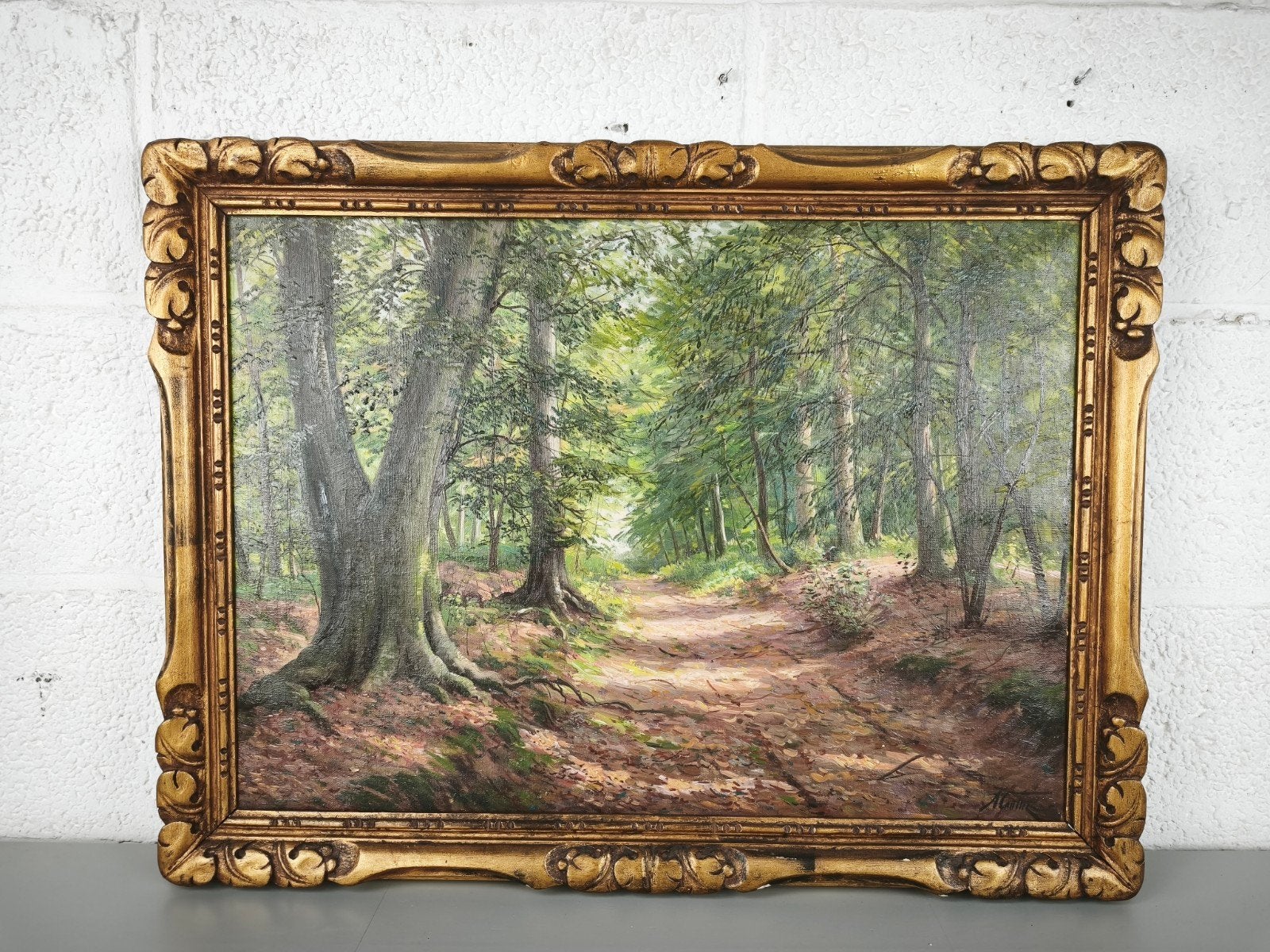 Schilderij van Albert Caullet, Ophalen of Verzenden, Vintage