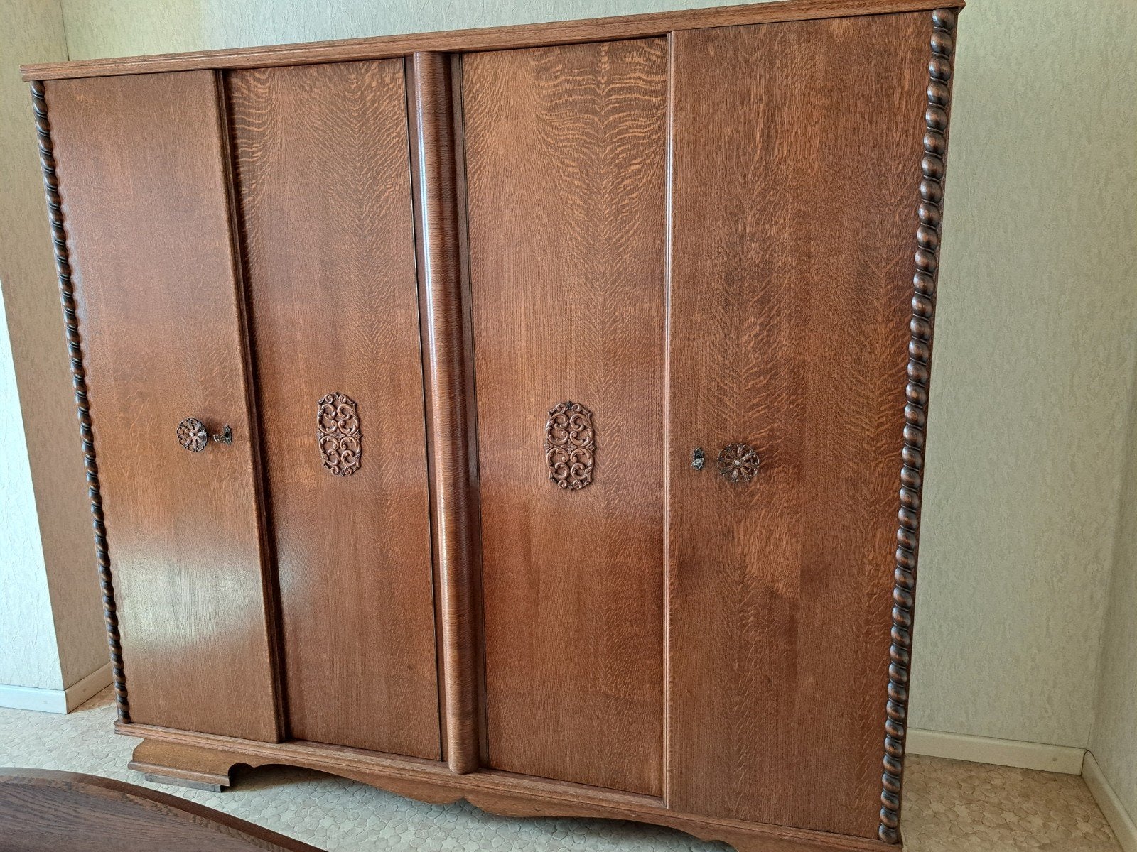 vintage kleerkast, Maison & Meubles, Chambre à coucher | Chambres à coucher complètes, Enlèvement