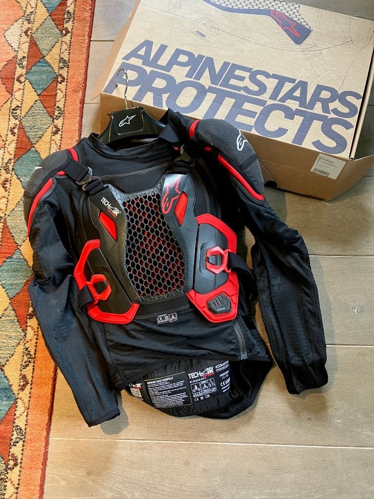 Alpinestars air tech airbag vest, Motoren, Kleding | Motorkleding, Ophalen, Tweedehands, Motorcrosskleding, Alpine stars