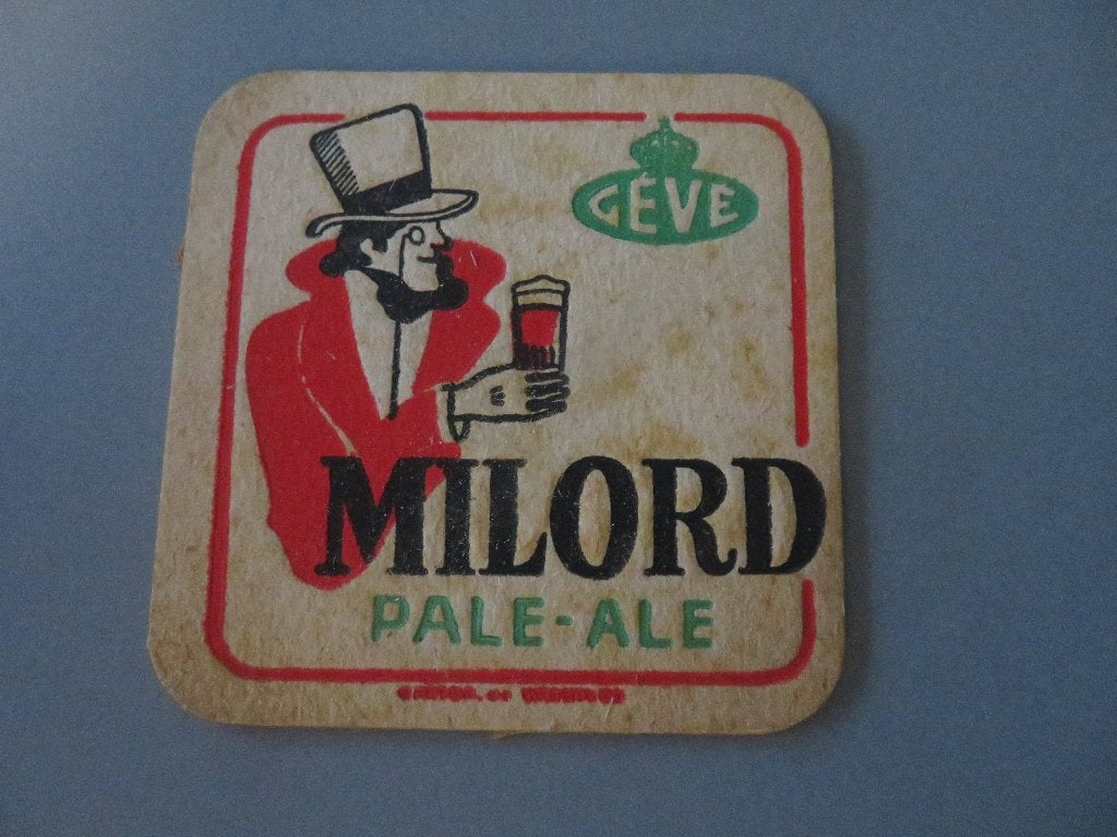 bierviltje Milord Pale - Ale Waterloo, Collections, Enlèvement ou Envoi, Comme neuf, Sous-bock, Autres marques