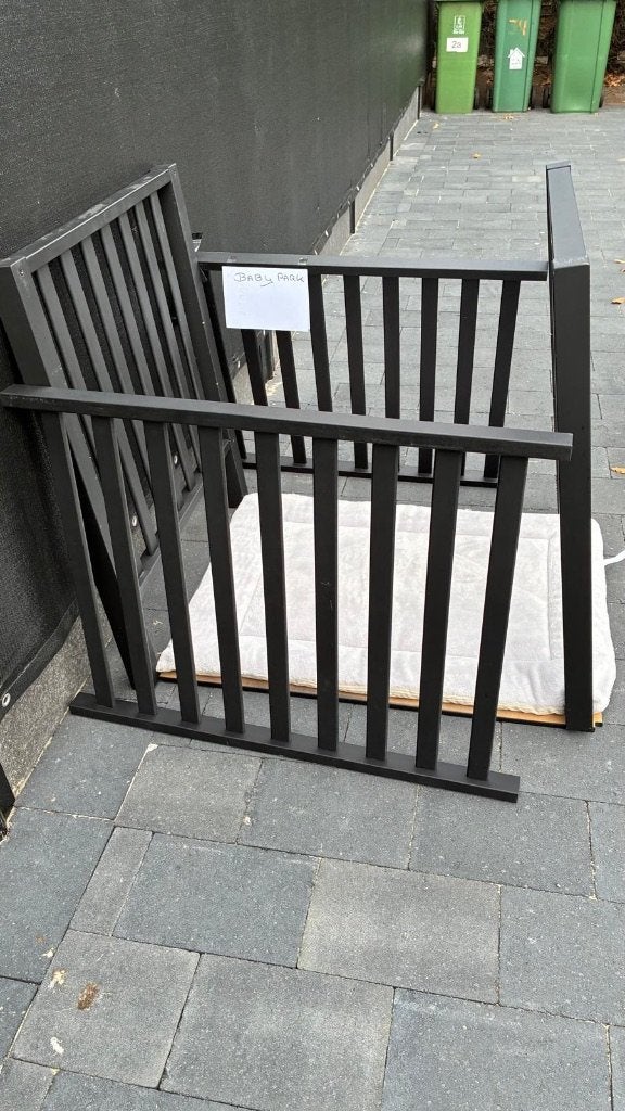 Baby park, Ophalen, Zo goed als nieuw, Rechthoekig, In hoogte verstelbaar