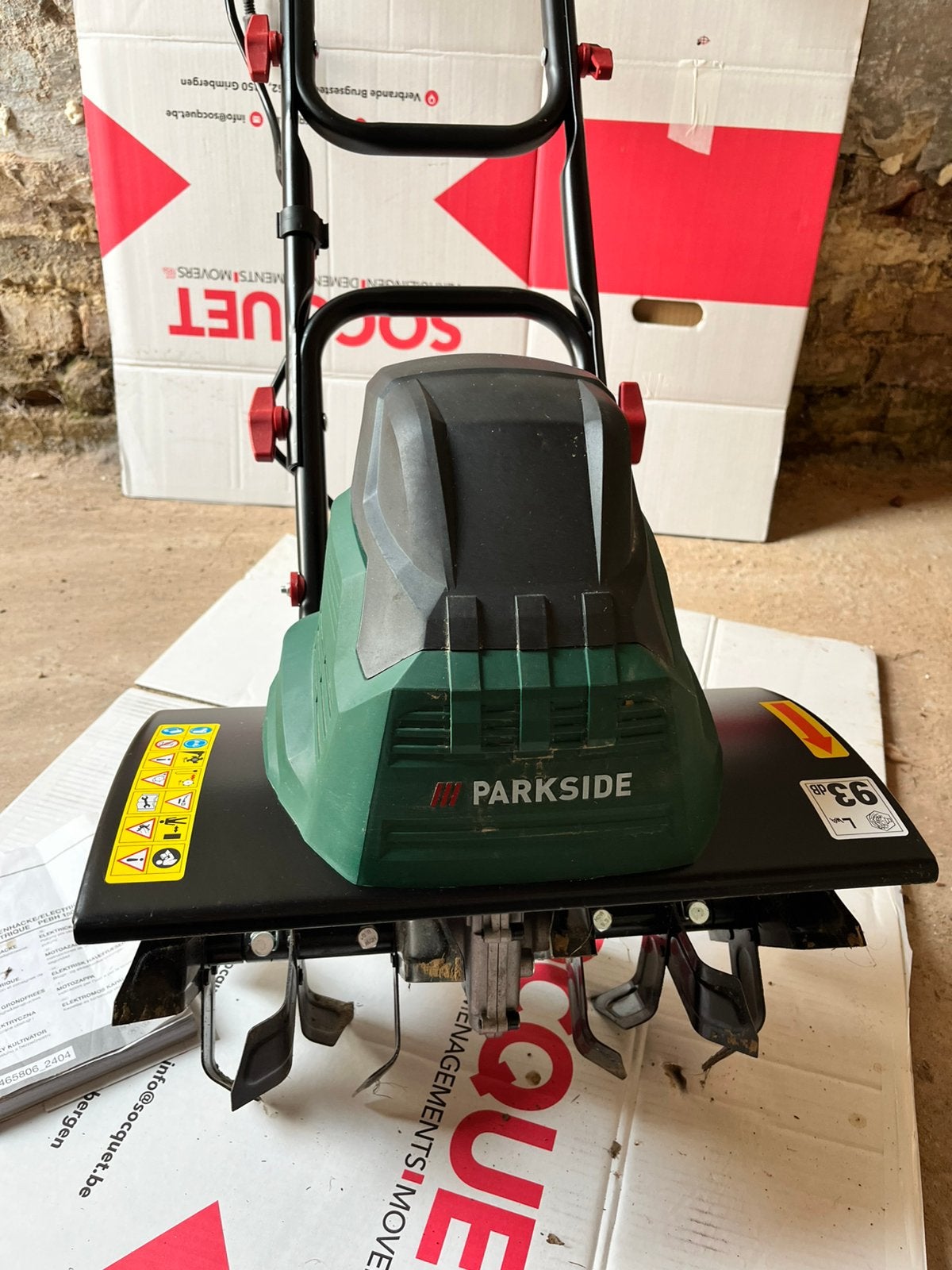 Parkside elektrische tuinfrees PEBH1500, Ophalen, Zo goed als nieuw, Tuinfrees