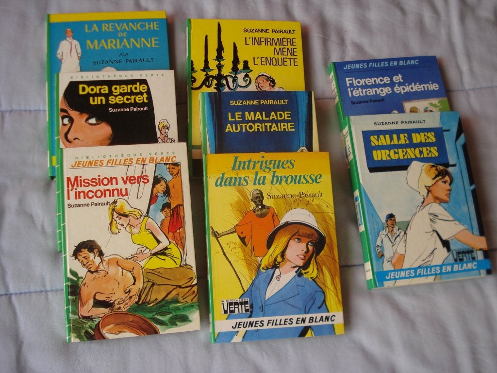 bibliotheque verte: jeunes filles en blanc, Livres, Enlèvement ou Envoi, Utilisé, Fiction