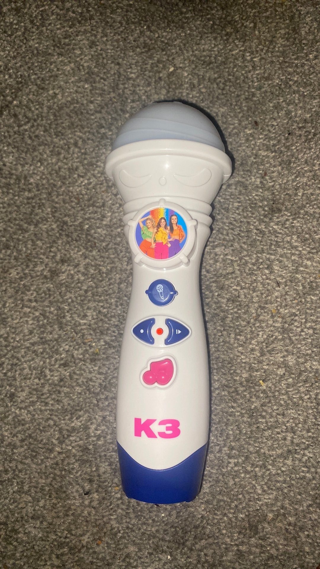 K3 microfoon alle kleuren met doos, Enlèvement, Comme neuf