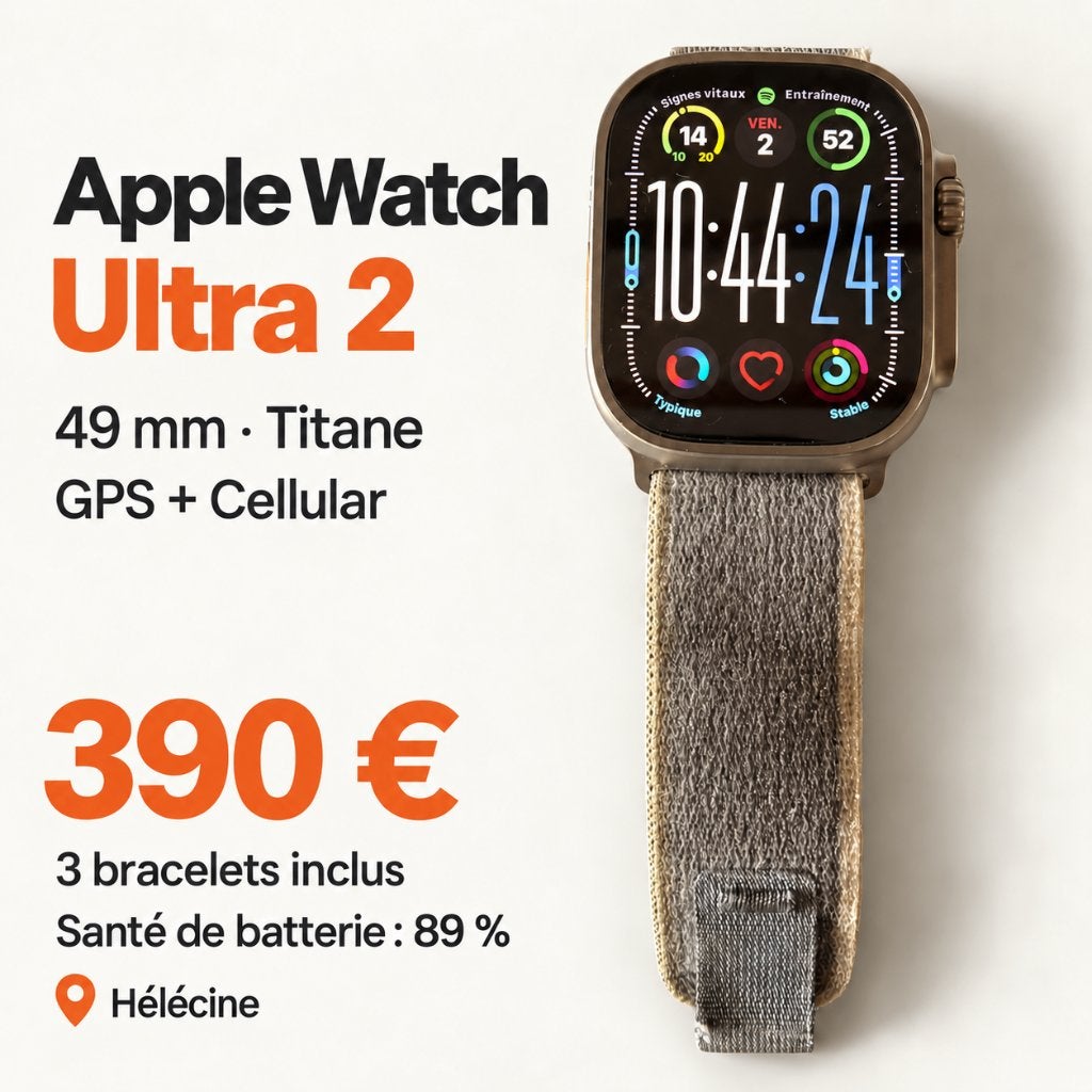 Apple Watch Ultra 2, Handtassen en Accessoires, Ophalen, Apple Watch, IOS, Stappen
