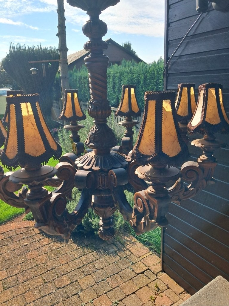 Luster, Huis en Inrichting, Ophalen, Gebruikt, Hout