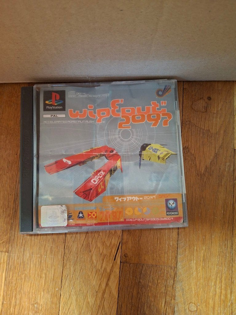 Jeu PS1 Wipeout 2097, Ophalen, 1 speler, Racen en Vliegen, Zo goed als nieuw
