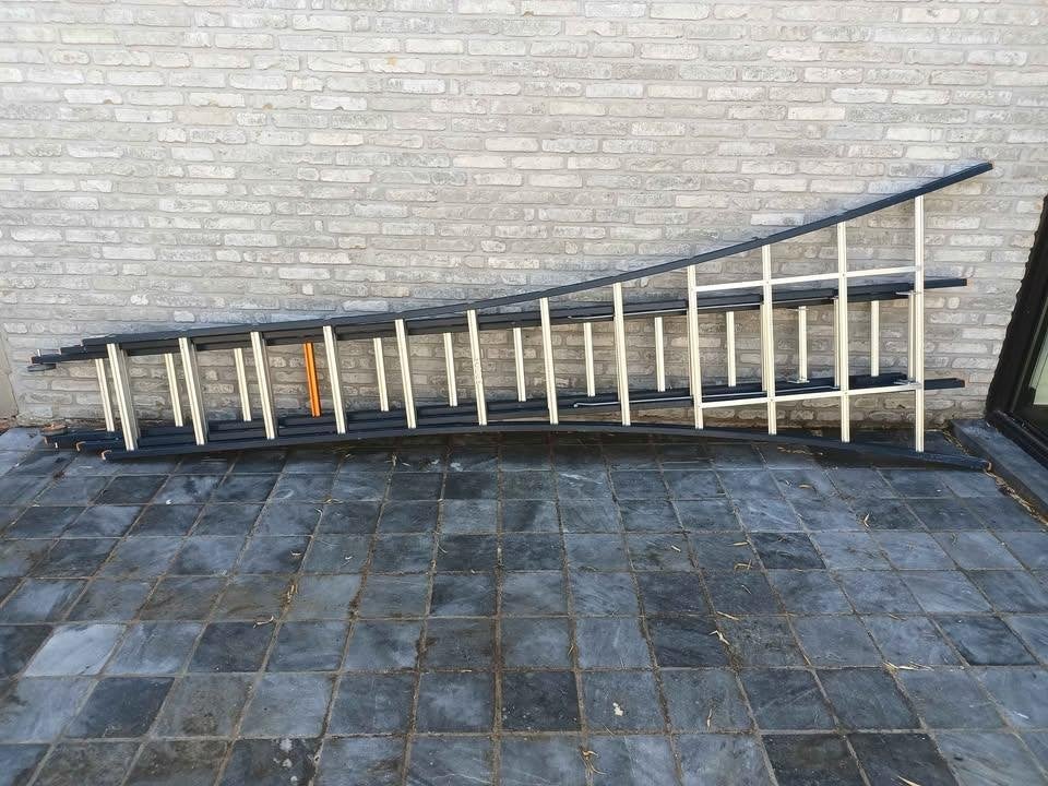 wielsene supreme ladder 3x12, Ophalen, Zo goed als nieuw, Ladder, Opvouwbaar of Inschuifbaar