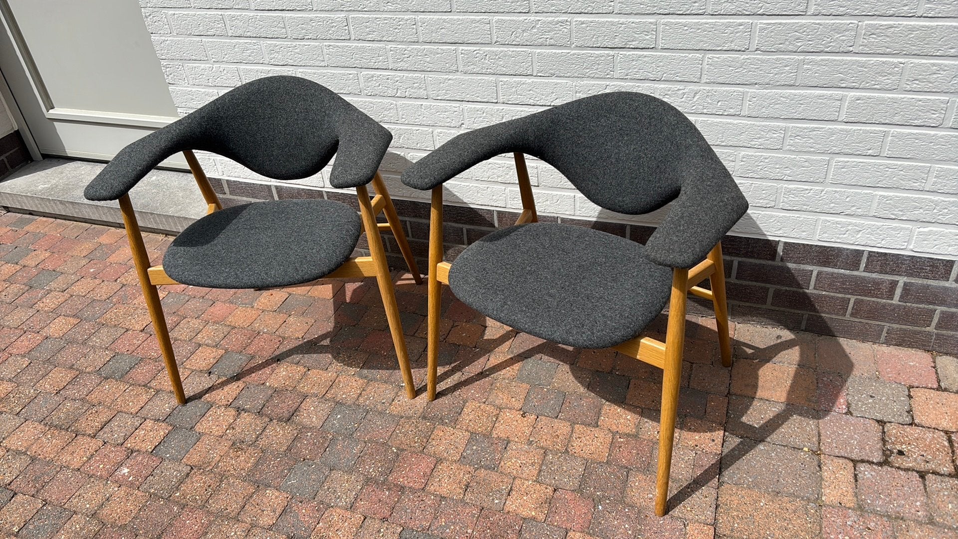 2 kuipstoelen, Huis en Inrichting, Ophalen, Zo goed als nieuw