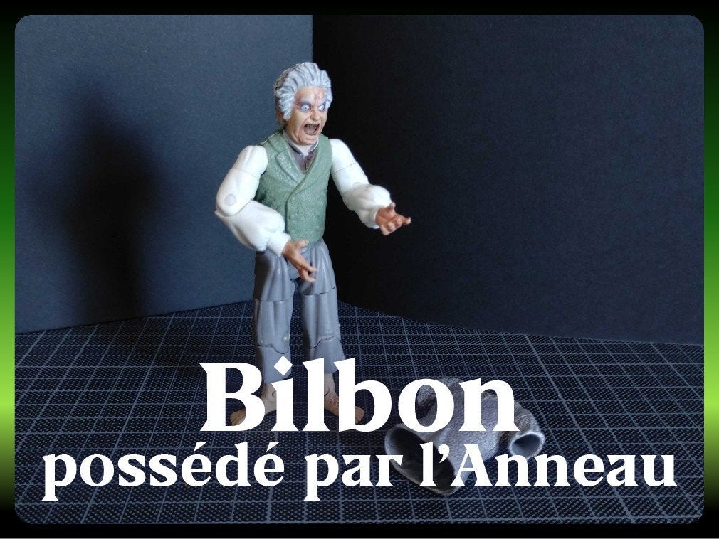 ToyBiz LOTR | Bilbon possédé par l'Anneau (2003), Enlèvement, Comme neuf, Figurine