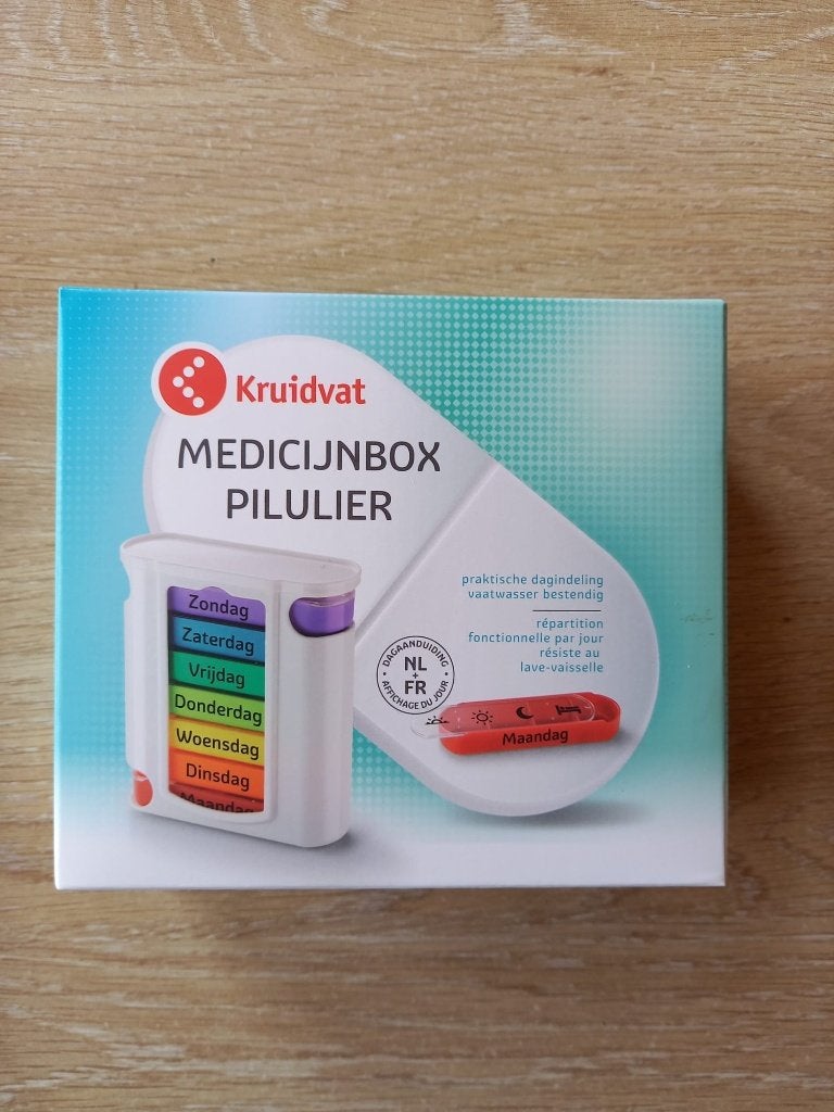 pillendoos, Ophalen, Zo goed als nieuw