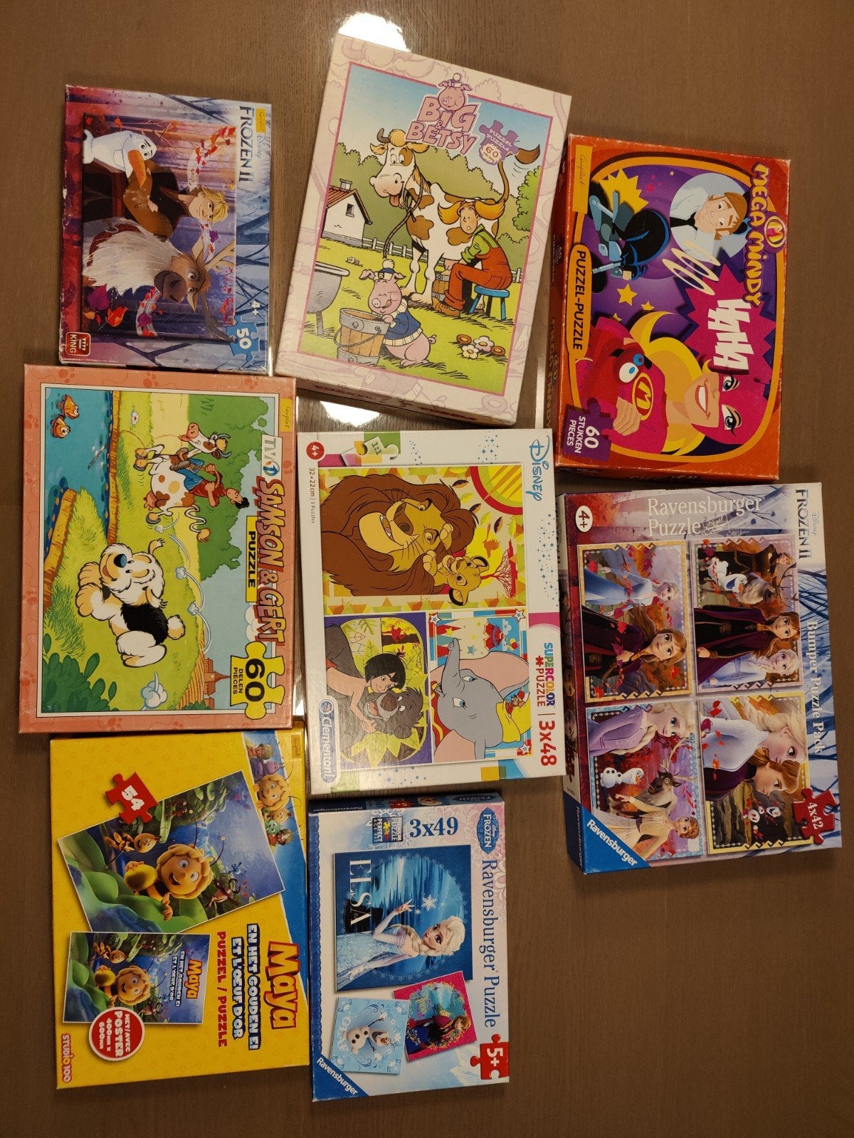 8 puzzels, Kinderen en Baby's, Speelgoed | Kinderpuzzels, Ophalen