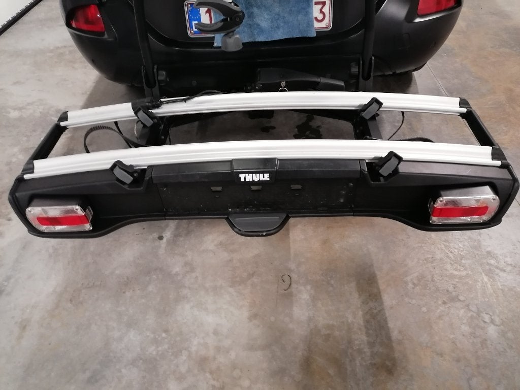 Porte vélos Thule VS 918 VTT électriques ou autres 30 kg/vél, Autos : Divers, Enlèvement ou Envoi, Support d'attelage, Utilisé