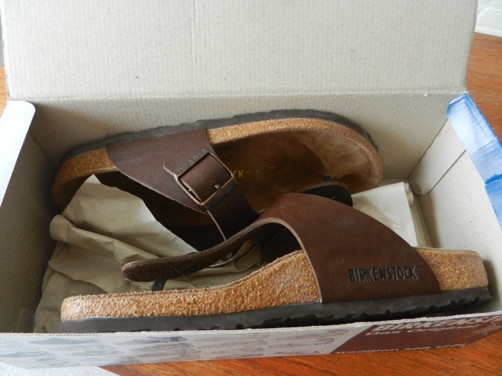 Birkenstock Gizeh dames - maat 38 - narrow - ongedragen, Slippers, Bruin, Nieuw, Ophalen of Verzenden