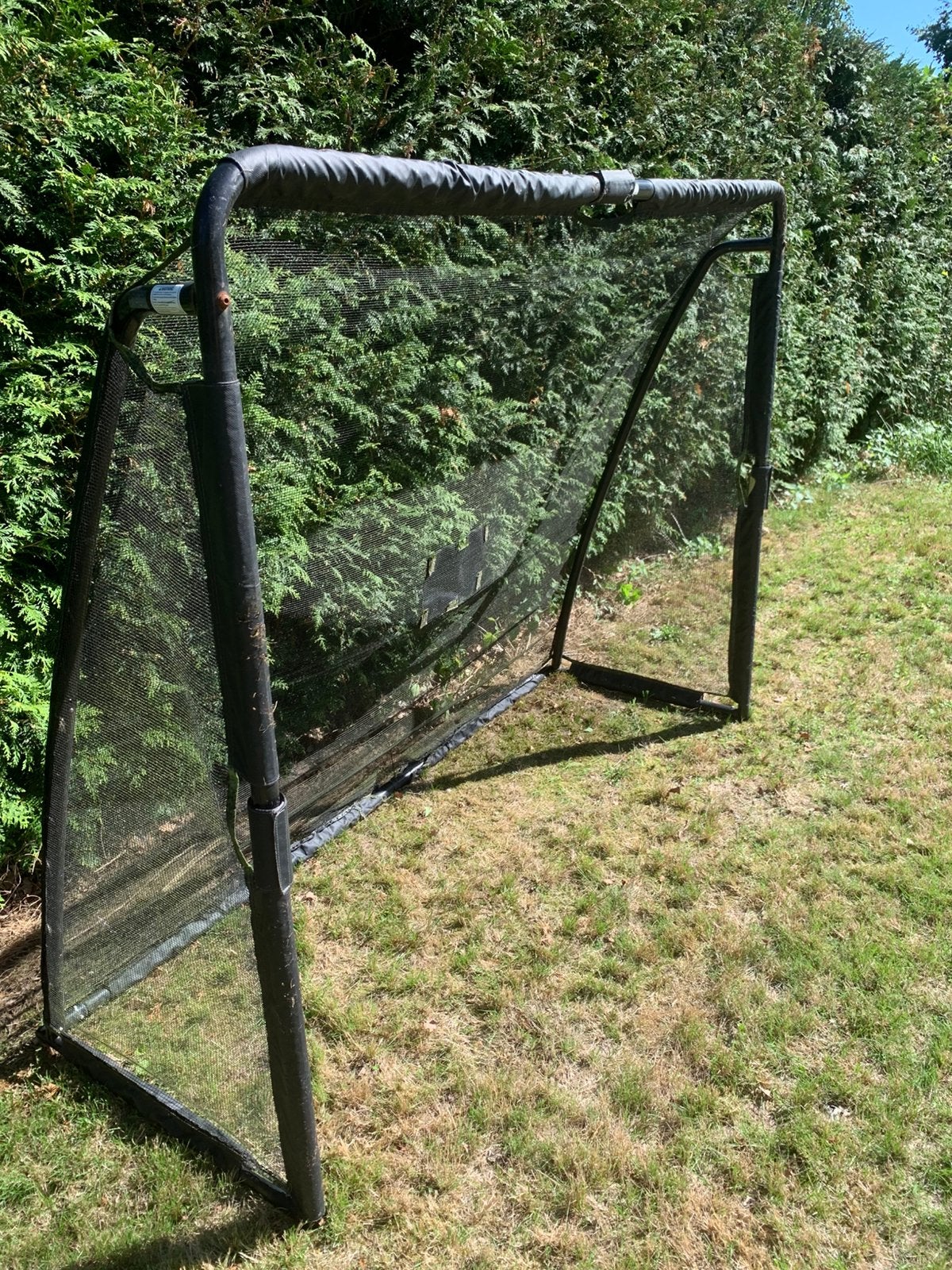 EXIT Coppa stalen voetbaldoel 220 x 170 cm – zwart, Ophalen, Gebruikt