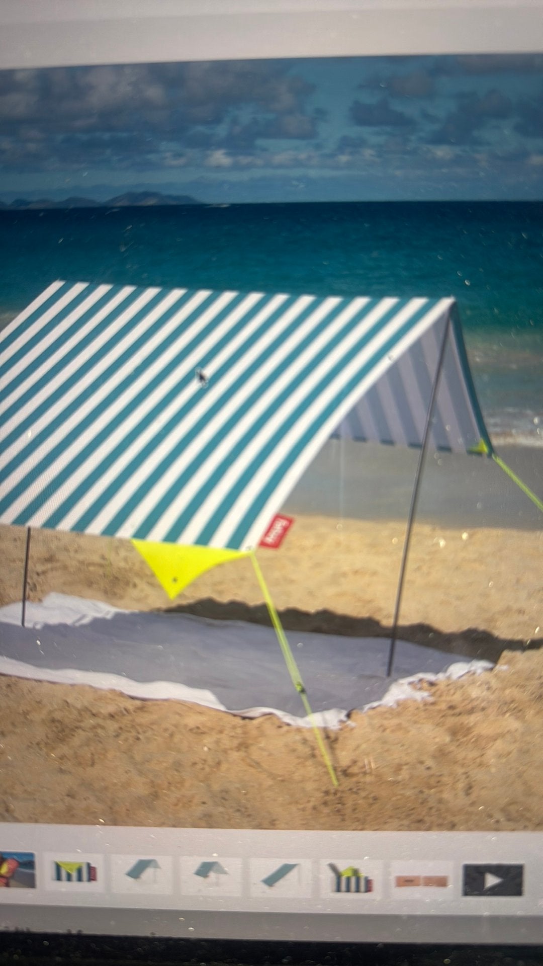 Zonne tentje , kuiptent , schaduwtent , schaduwzeil, Tuin en Terras, Gebruikt, Overige typen, Ophalen of Verzenden, Minder dan 250 cm