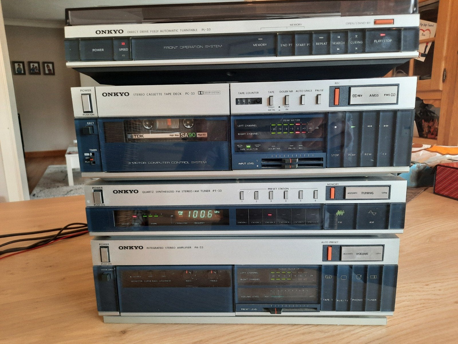 Onkyo radian-33 midiset uit 1982-1984. Nog in goede staat., Audio, Tv en Foto, Stereoketens, Ophalen, Gebruikt, Tuner of Radio