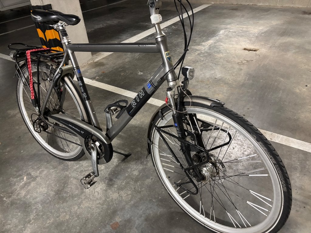 Herenfiets RIH, Fietsen en Brommers, Fietsen | Heren | Herenfietsen, Versnellingen, Zo goed als nieuw, 57 tot 61 cm, Schijfrem