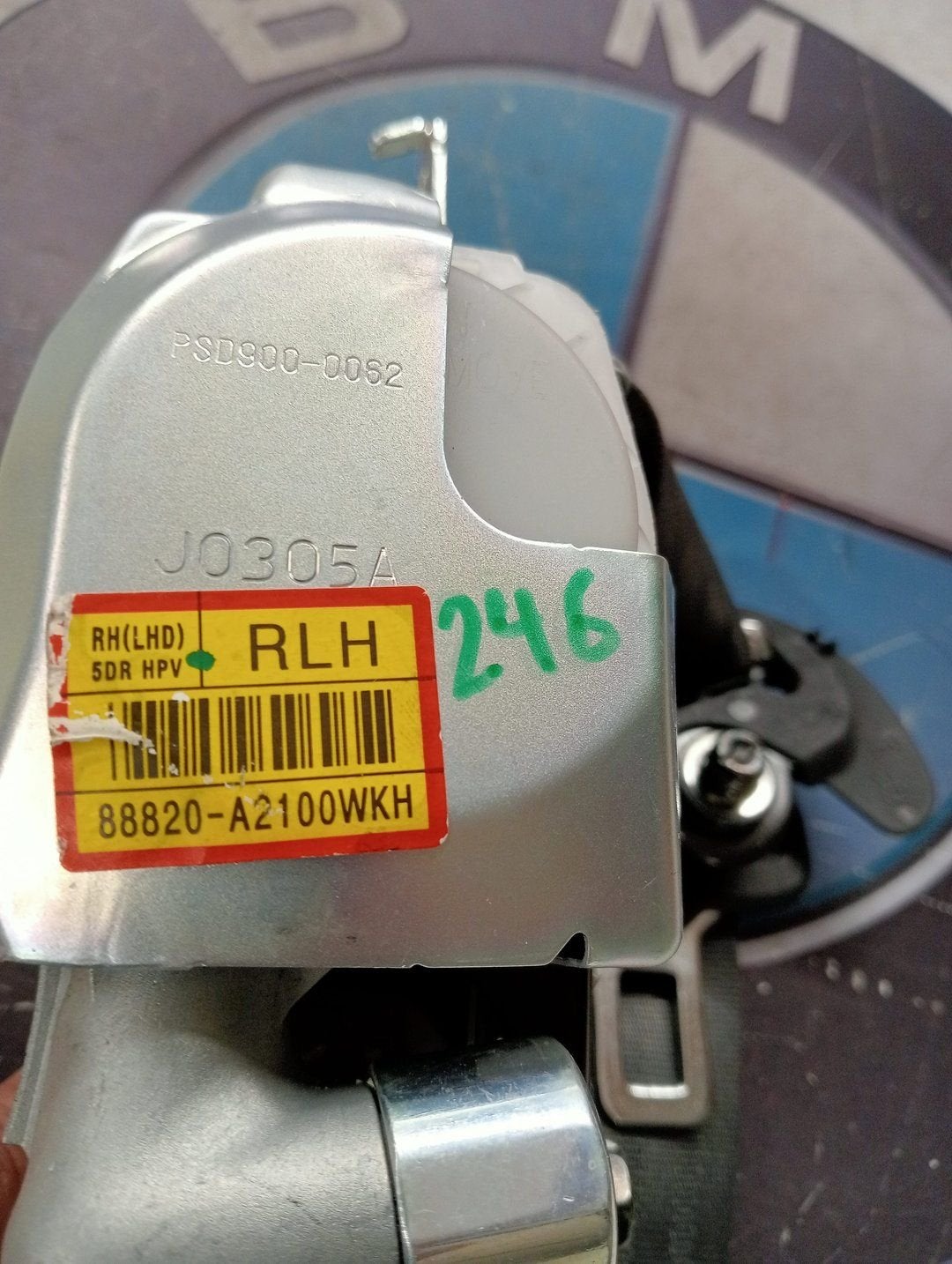 KIA PICANTO TA Veiligheidsgordels rechts-voor met PSD9000062, Kia, -, Utilisé, -