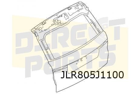 Land Rover Discovery V achterklep (L462) (4/17-) Origineel!, Auto-onderdelen, Land Rover, -, Nieuw, Ophalen of Verzenden