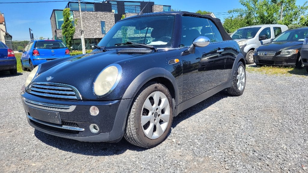 MINI COOPER CABRIO 1.6i AIRCO PDC euro 4 2005 !!EERST LEZEN!, Autos, Cabriolet, 2 portes, Tissu, Euro 4