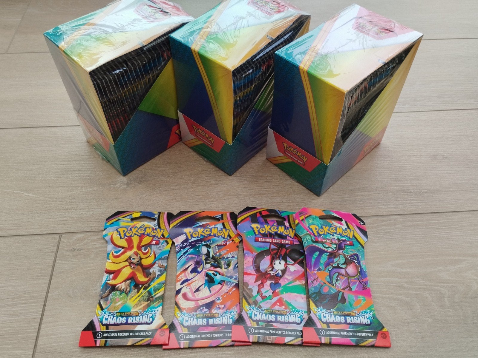 Pokémon chaos rising sleeved boosters display, Ophalen