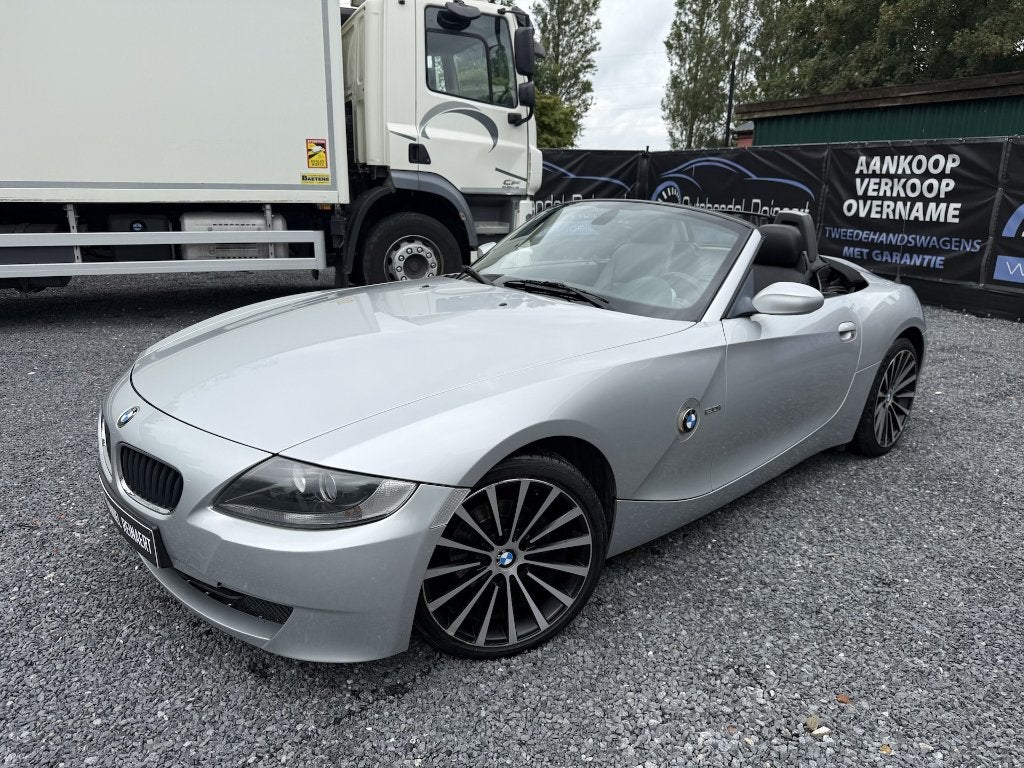 BMW Z4 2.0i, 2006, 135.000km, Airco, Cabrio, Leder + 12m Gar, Autos, Cuir, Achat, Entreprise, Cabriolet