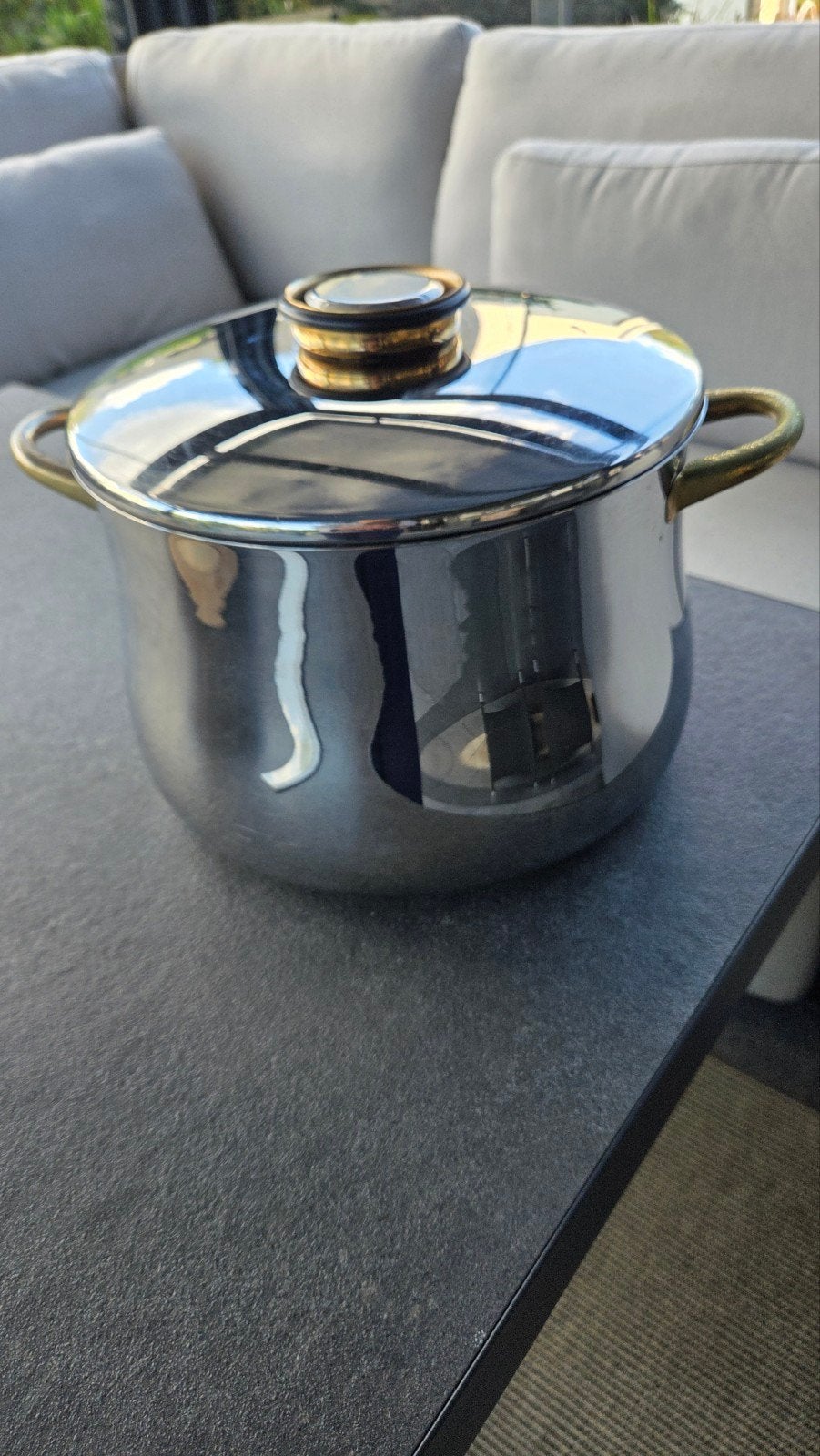 inox kook/soeppot Demeyere, Huis en Inrichting, Ophalen of Verzenden, Demeyere