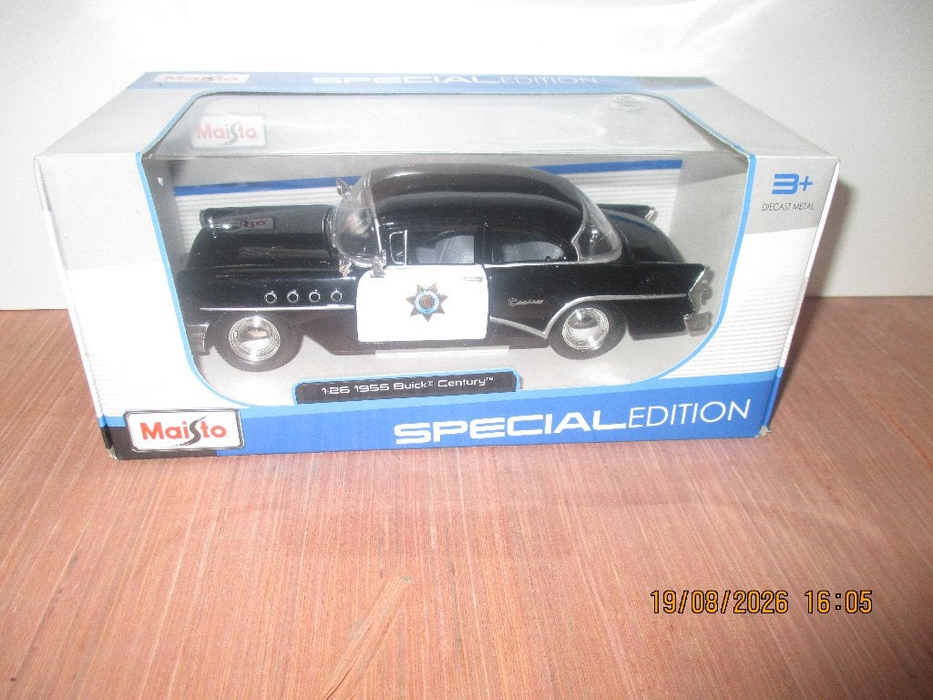 BUICK CENTURY  1955    ECH 1/24, Hobby & Loisirs créatifs, Voitures miniatures | 1:24, Enlèvement, Utilisé, Maisto