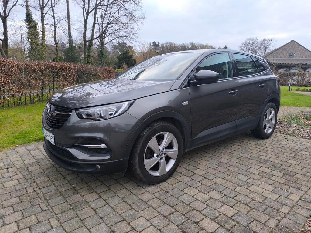 Opel Grandland X   #benzine #euro 6d met GARANTIE, Euro 6, Zilver of Grijs, Grandland X, Verlengde garantie