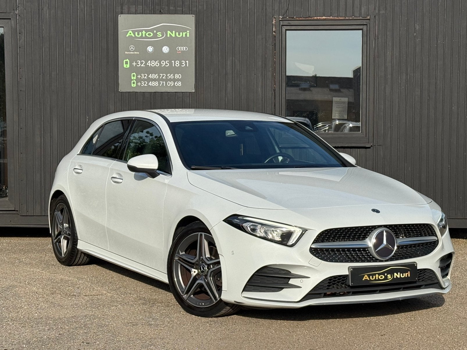 Mercedes-benz a180d amg diesel 2019 automaat 12M GARANTIE, Achat, Euro 6, Entreprise, 5 portes