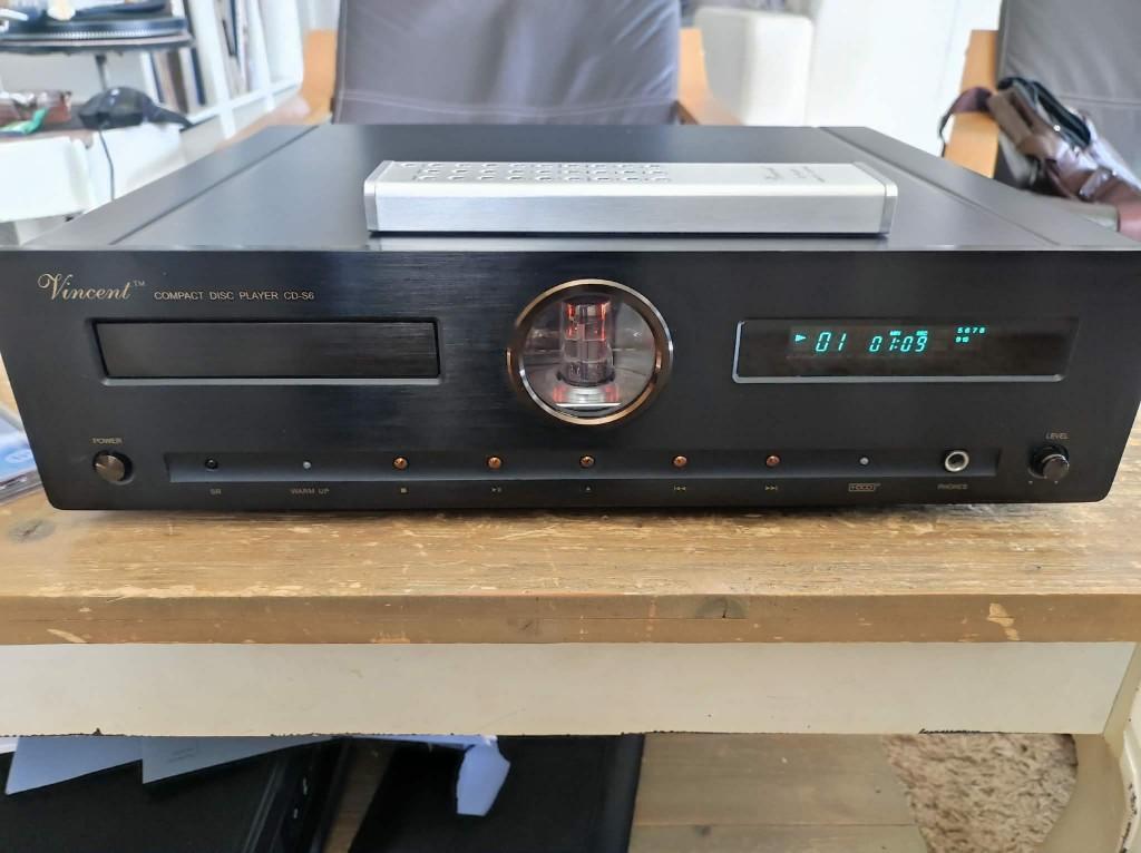 VINCENT CD S6 Audiophile buizen cd speler, Ophalen of Verzenden, Zo goed als nieuw