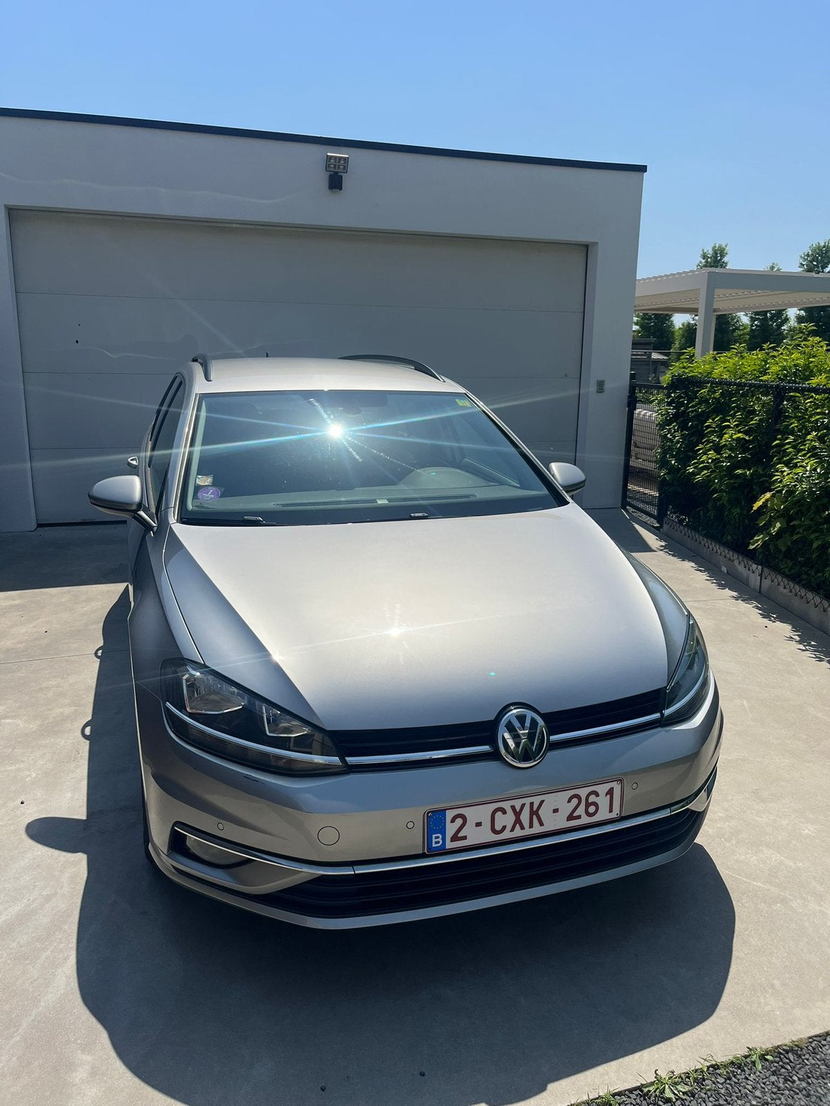 Volkswagen Golf (2019) lichtgrijs - top gezinswagen, Autos, Volkswagen, Carnet d'entretien, 5 portes, Automatique, Tissu