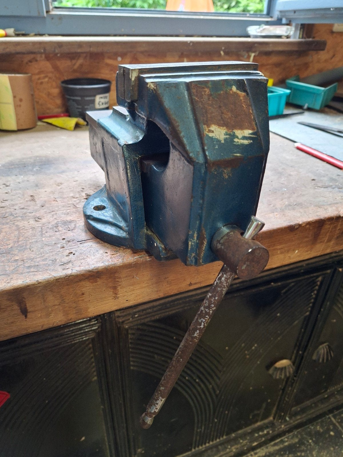 Bankschroef te koop, Ophalen, Bankschroef