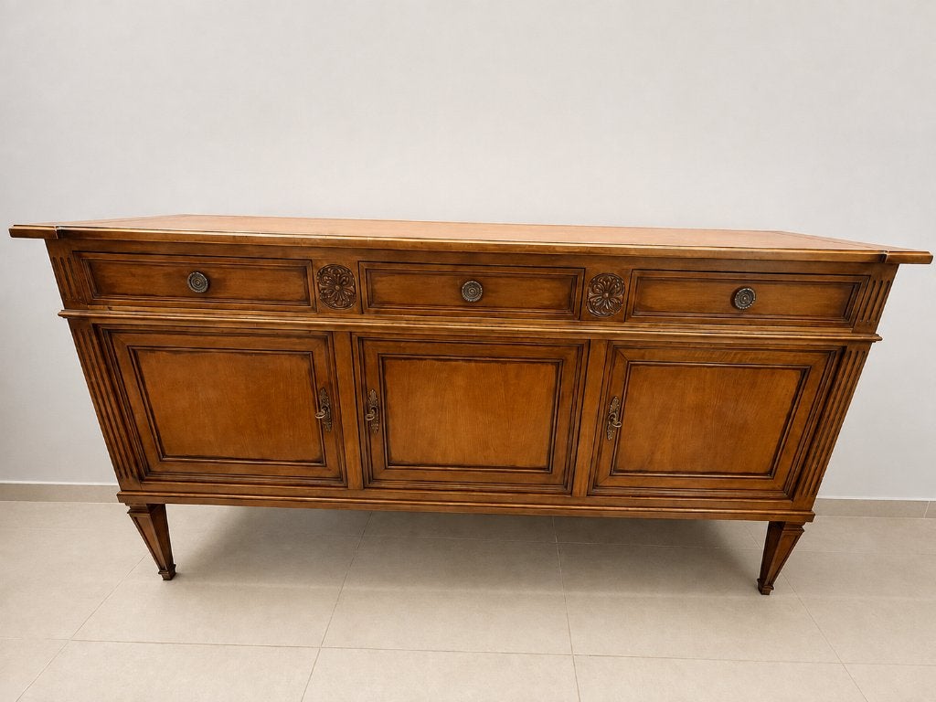 Commode en bois de merisier, 25 à 50 cm, 5 tiroirs ou plus, 150 à 200 cm, Comme neuf