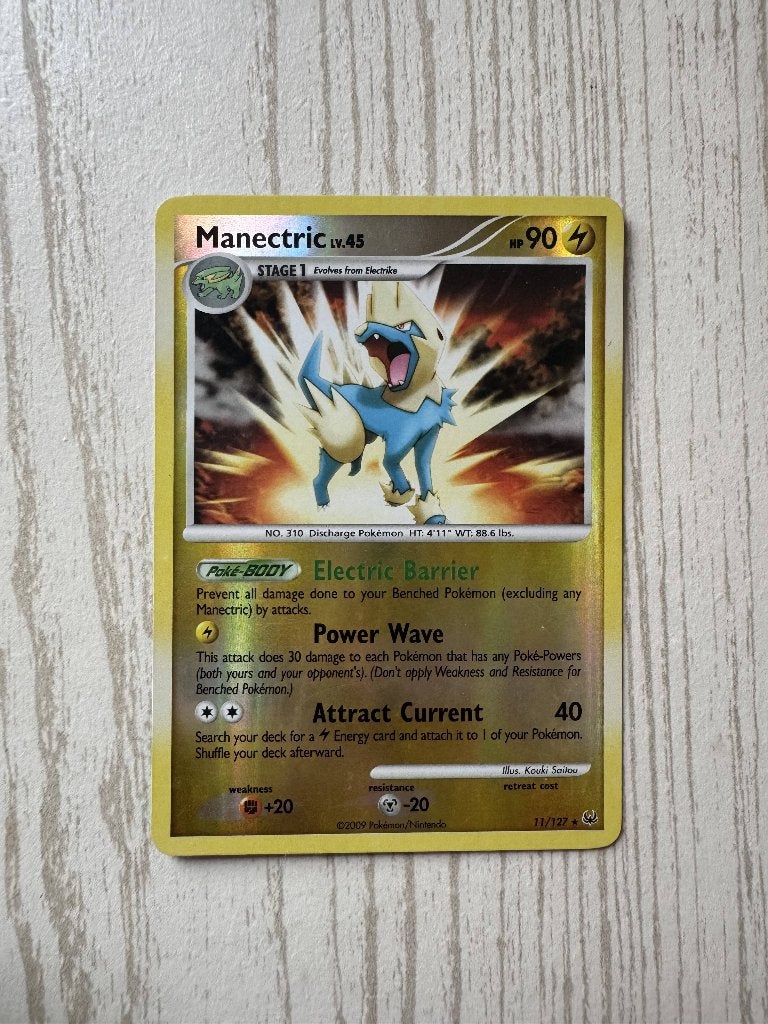 Manectric 11/127 - Platinum, Enlèvement ou Envoi, Comme neuf, Cartes en vrac