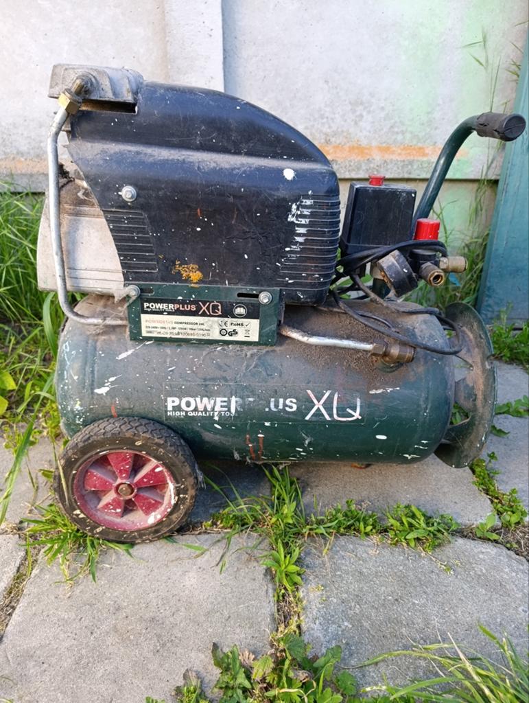 Powerplus compressor, Ophalen