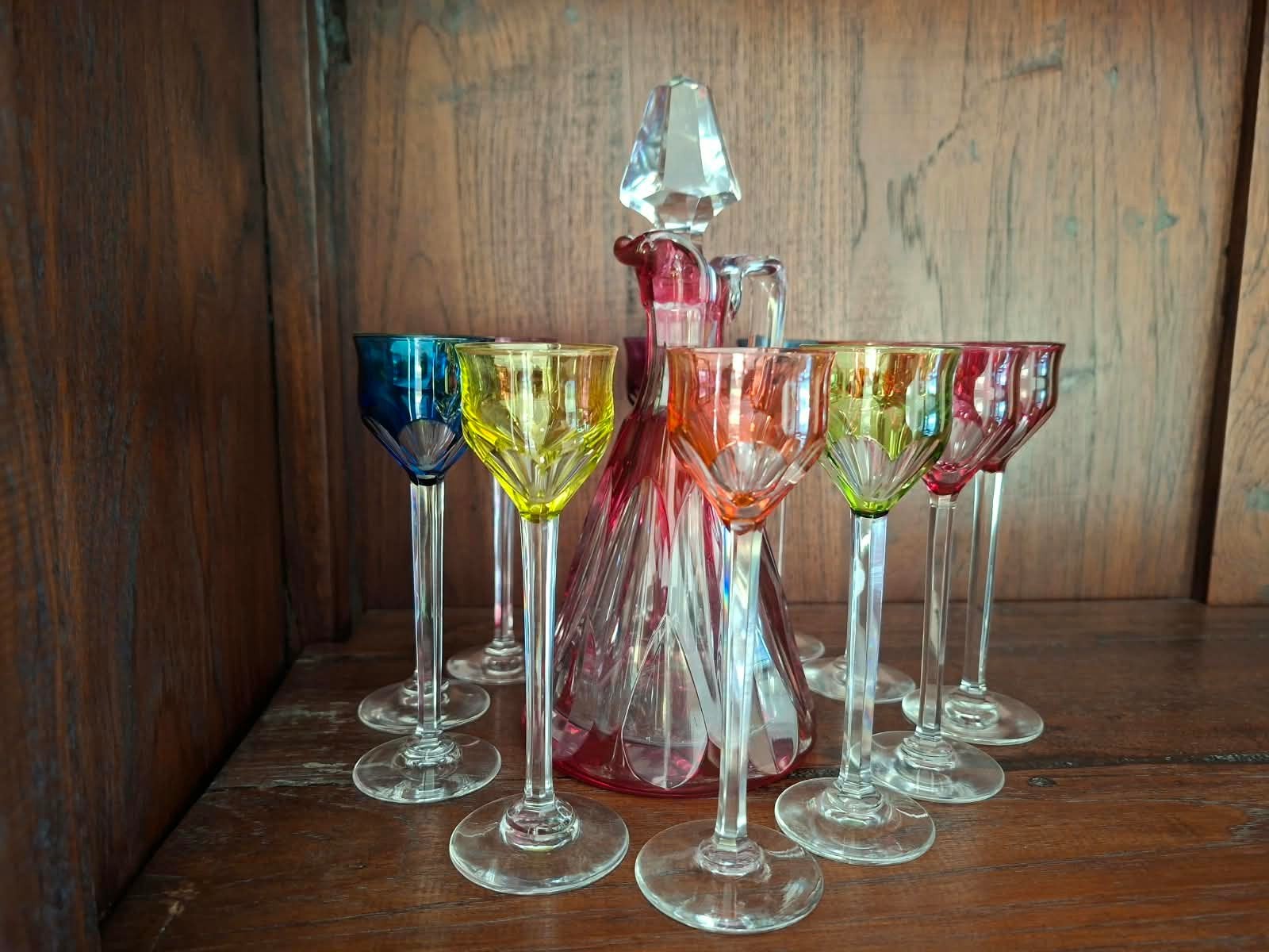 sierglaasjes kristal, Antiek en Kunst, Ophalen