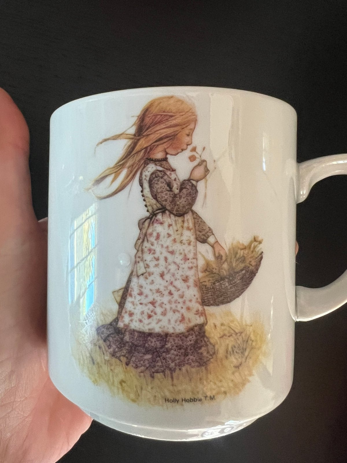 Vintage Mok Holly Hobbie, Maison & Meubles, Enlèvement, Comme neuf, Vintage, Mug