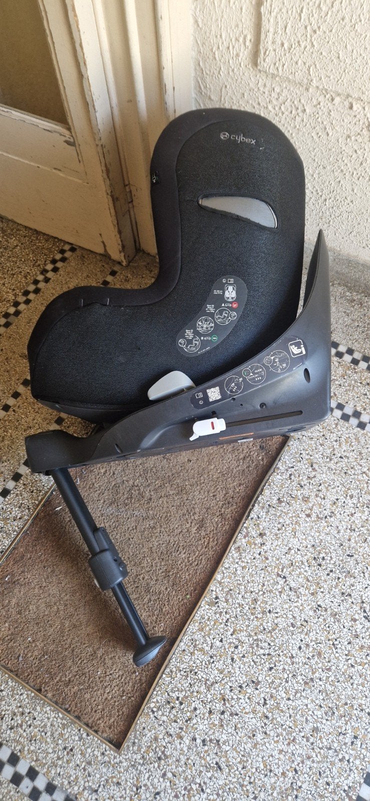 Siege-auto Cybex + base isofix noir